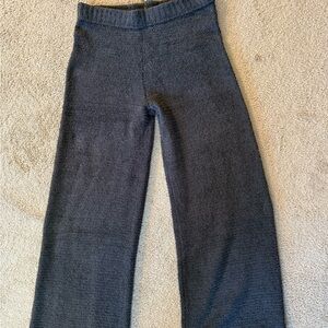 Cozy Black Knit Pants